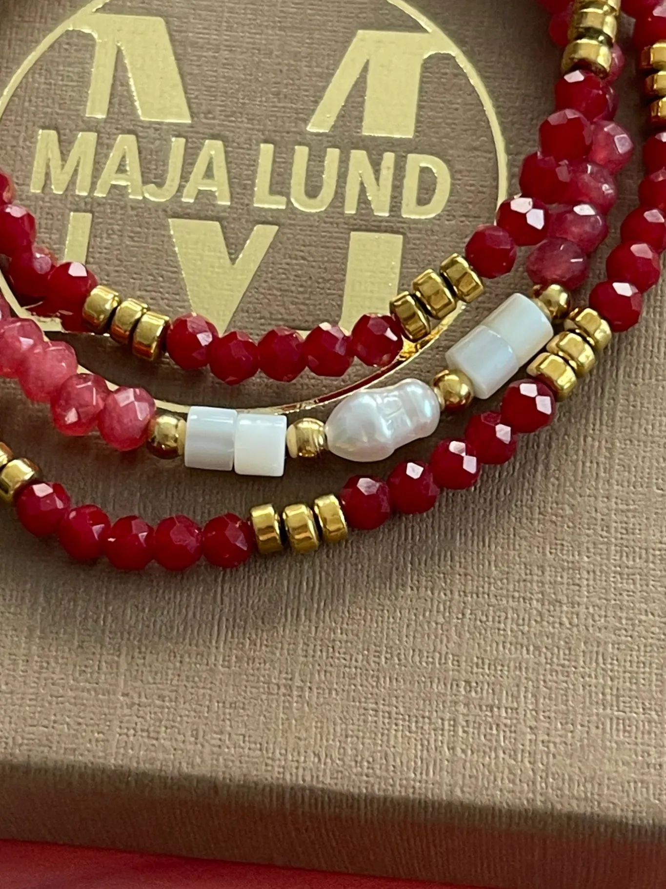 VIAMAJA Armbånd<Armbånd Sarabella Berry – Sæt med 3 stk