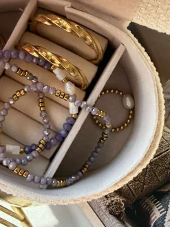 VIAMAJA Armbånd<Armbånd Sarabella Lavendel – Sæt med 3 stk