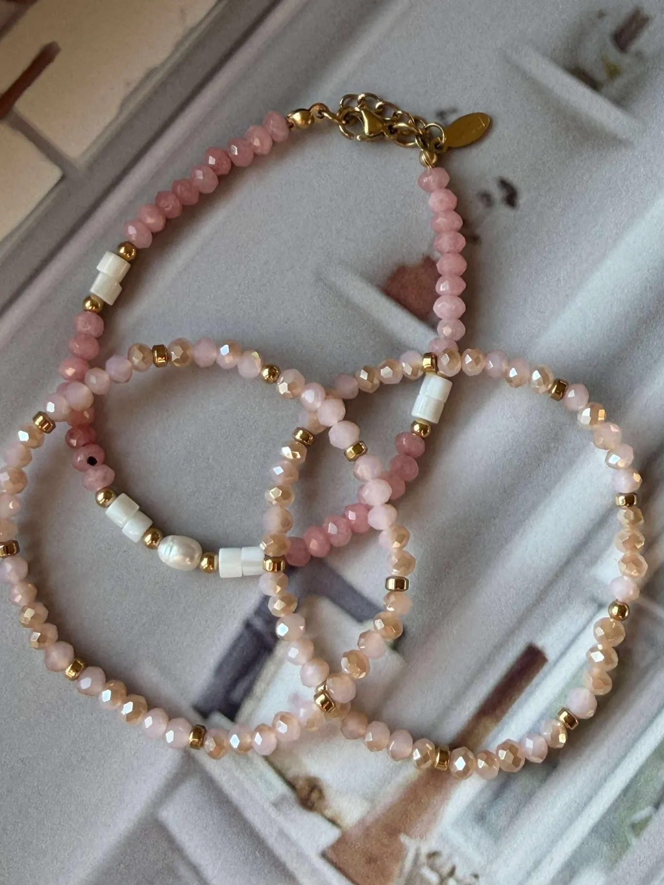 VIAMAJA Armbånd<Armbånd Sarabella Soft Rose – Sæt med 3 stk