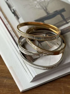 VIAMAJA Armbånd|Armringe<Armring FILUCA - rustfit stål - CZ
