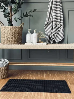 VIAMAJA Badeaccessories|Bademåtter<Bademåtte SKRIDSIKKER 69x39 - Sort
