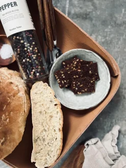 VIAMAJA Div. Køkken|Køkken Opbevaring<Bakke i cognac læder