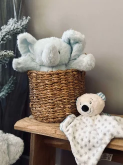 VIAMAJA Mini Maja<Bamse Elefant 25cm - Lyseblå