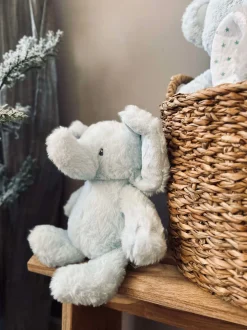VIAMAJA Mini Maja<Bamse Elefant 25cm - Lyseblå