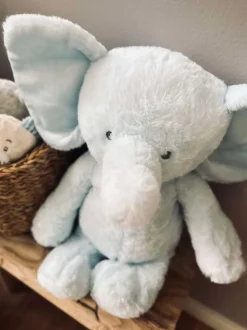 VIAMAJA Mini Maja<Bamse Elefant 38cm - Lyseblå