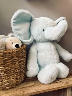 VIAMAJA Mini Maja<Bamse Elefant 38cm - Lyseblå