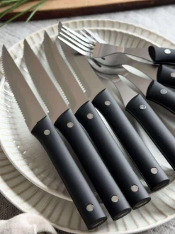 VIAMAJA Bestik Og Køkkenredskaber|Rustfrit Stål<Bestik STEAK til 4 personer