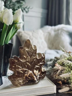 VIAMAJA Lamper|Mushroom Lamper<Blad med led lys og timer - Flere farver