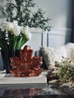 VIAMAJA Lamper|Mushroom Lamper<Blad med led lys og timer - Flere farver