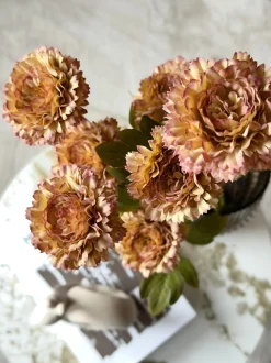 VIAMAJA Blomster<Blomst stilk 70 cm - Brændte farver