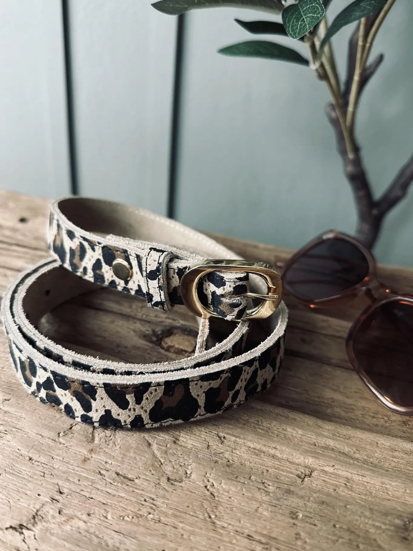VIAMAJA Bælter<Bælte Aura Leopard – 85 cm