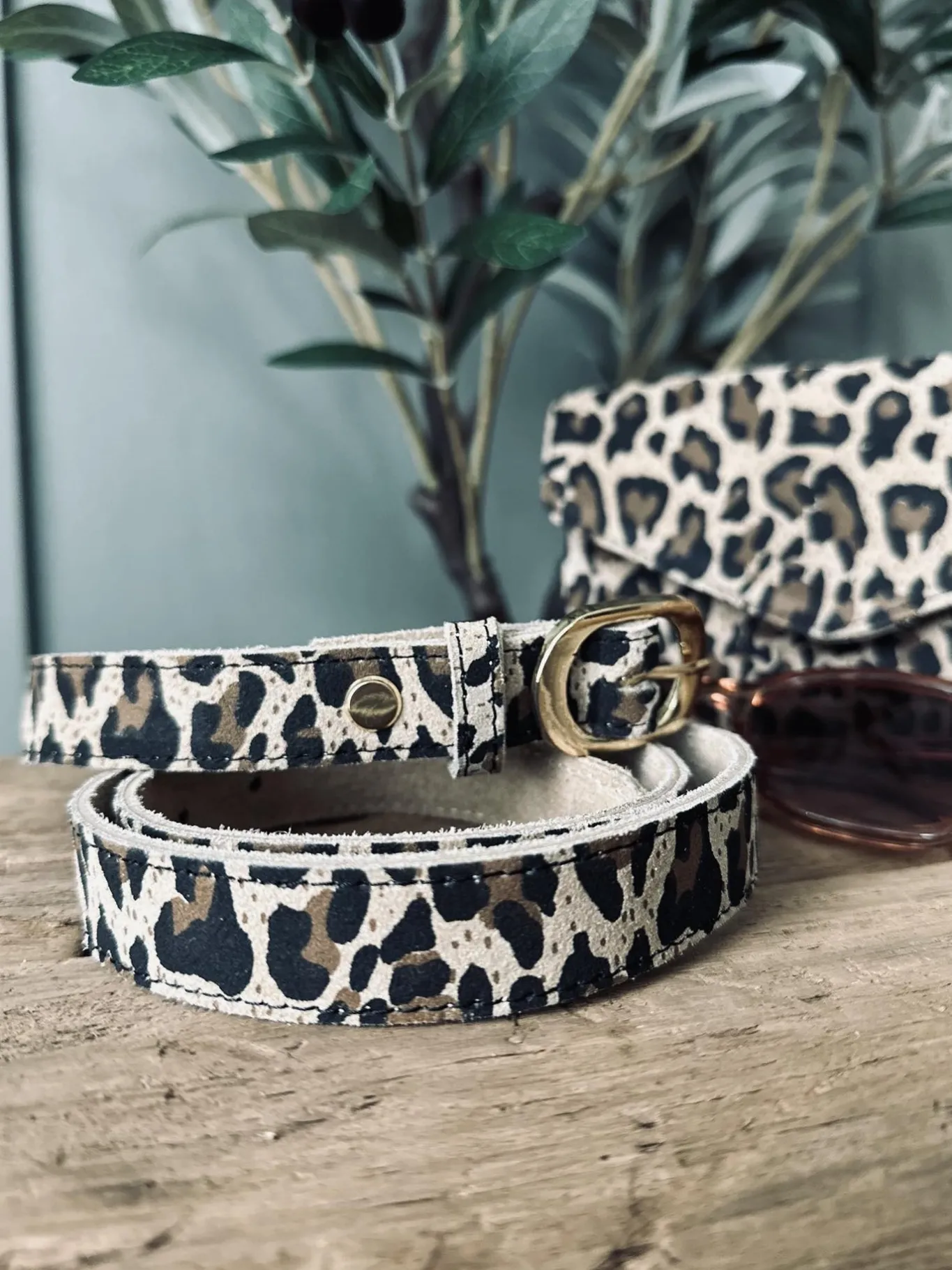 VIAMAJA Bælter<Bælte Aura Leopard – 85 cm