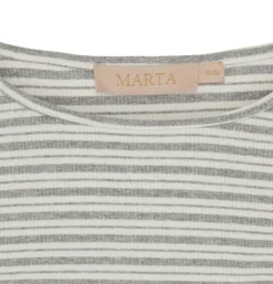 VIAMAJA Bluser<Bluse Christel strib - Grå meleret