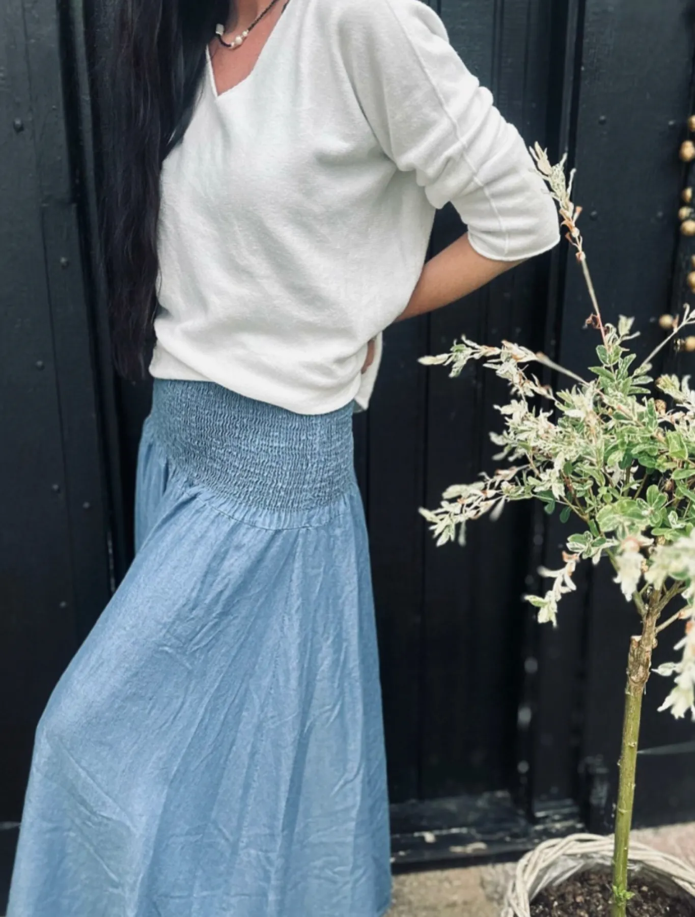 VIAMAJA Bluser<Bluse Dagmar super blød kvalitet – Off white