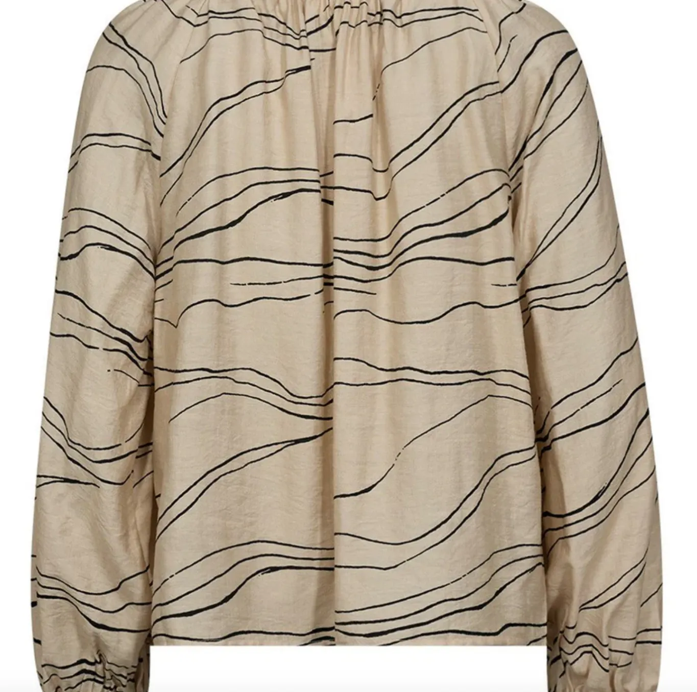 VIAMAJA Bluser<Bluse Evy - Cream Graphic