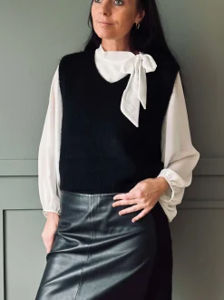 VIAMAJA Bluser<Bluse m. Sløjfe - White