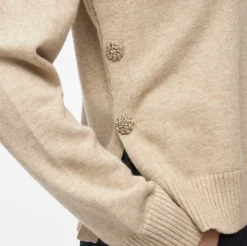 VIAMAJA Bluser<Bluse med smukke knapper - Beige