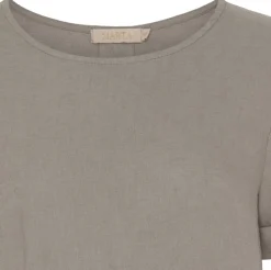 VIAMAJA Bluser<Bluse oversize hør – Fango / beige