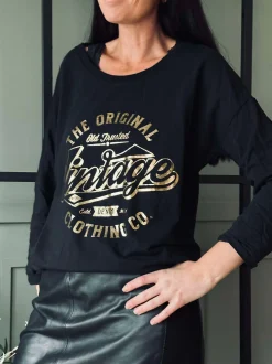 VIAMAJA Bluser<Bluse Vintage - Black