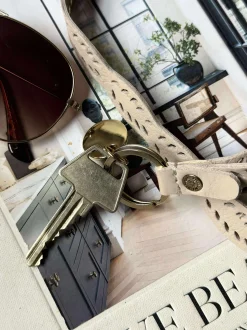 VIAMAJA Nøgleringe<Boho keyhanger - Beige