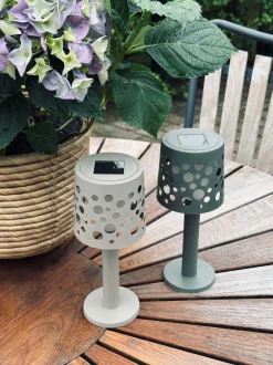 VIAMAJA Lys Og Led|Udendørs Led<Bordlampe med solceller - Army