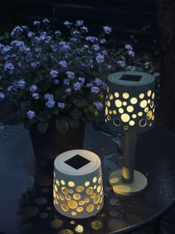 VIAMAJA Lys Og Led|Udendørs Led<Bordlampe med solceller - Mørk beige