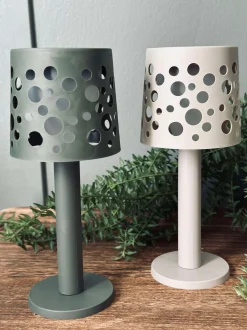 VIAMAJA Lys Og Led|Udendørs Led<Bordlampe med solceller - Lys beige