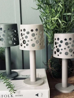 VIAMAJA Lys Og Led|Udendørs Led<Bordlampe med solceller - Lys beige