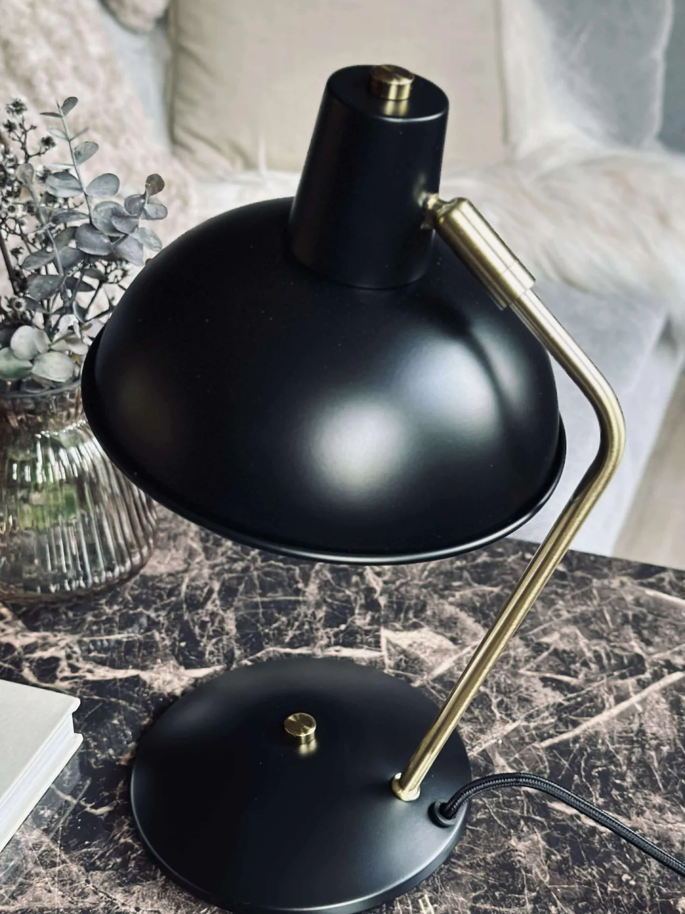 VIAMAJA Lamper<Bordlampe Retro - Sort / guld