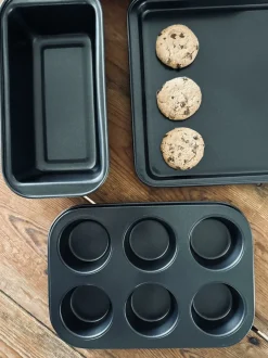 VIAMAJA Alt Til Bagning<Bradepander og forme – Sæt af 4 stk Non Stick