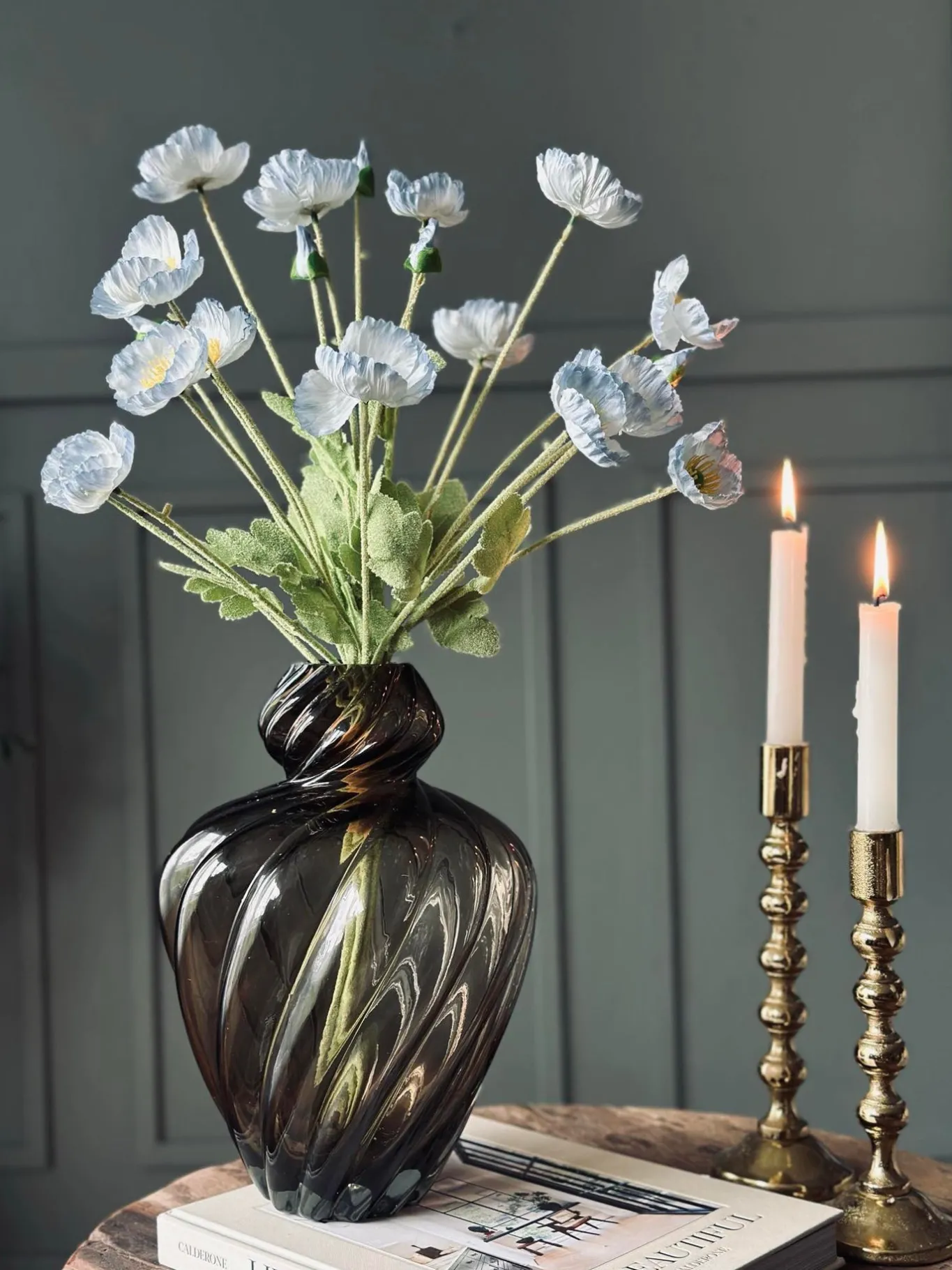 VIAMAJA Blomster<Buket blå valmuer
