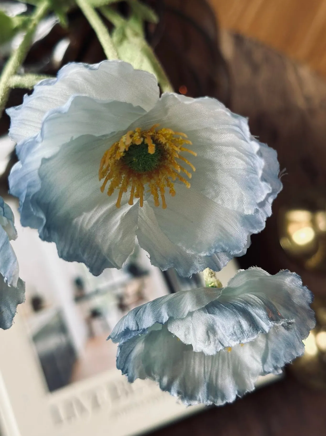 VIAMAJA Blomster<Buket blå valmuer