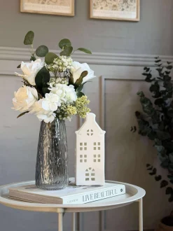 VIAMAJA Blomster<Buket med hortensia - Hvid