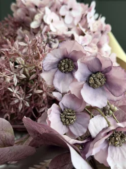 VIAMAJA Blomster<Buket med hortensia - Syren / pink
