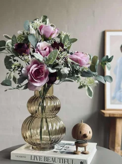 VIAMAJA Blomster<Buket med roser - Pink