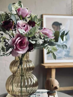 VIAMAJA Blomster<Buket med roser - Pink