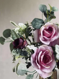 VIAMAJA Blomster<Buket med roser - Pink