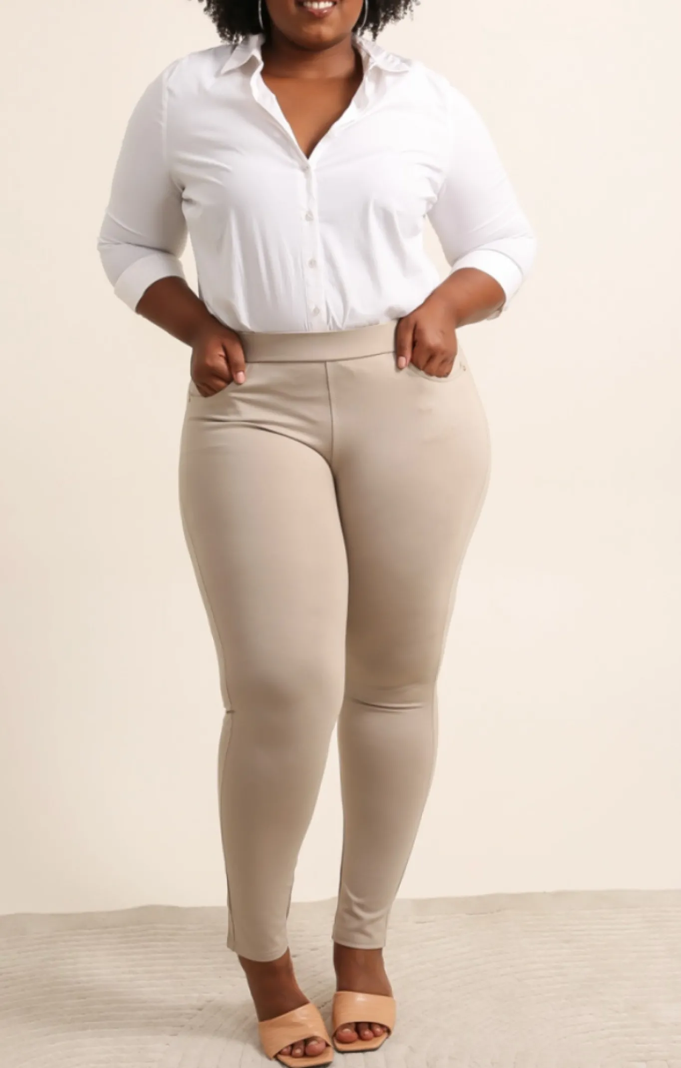 VIAMAJA Bukser<Bukser Amalie Stretchy Plus Size 38-50