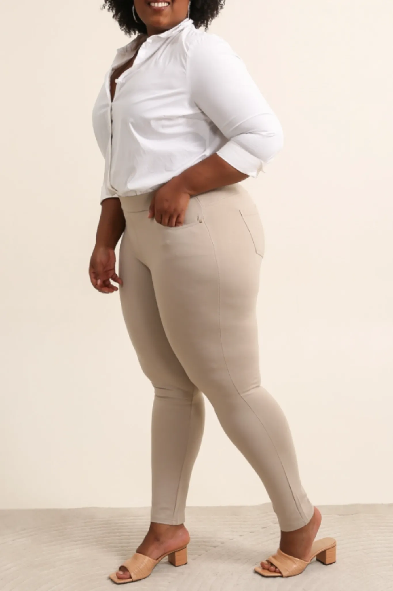 VIAMAJA Bukser<Bukser Amalie Stretchy Plus Size 38-50