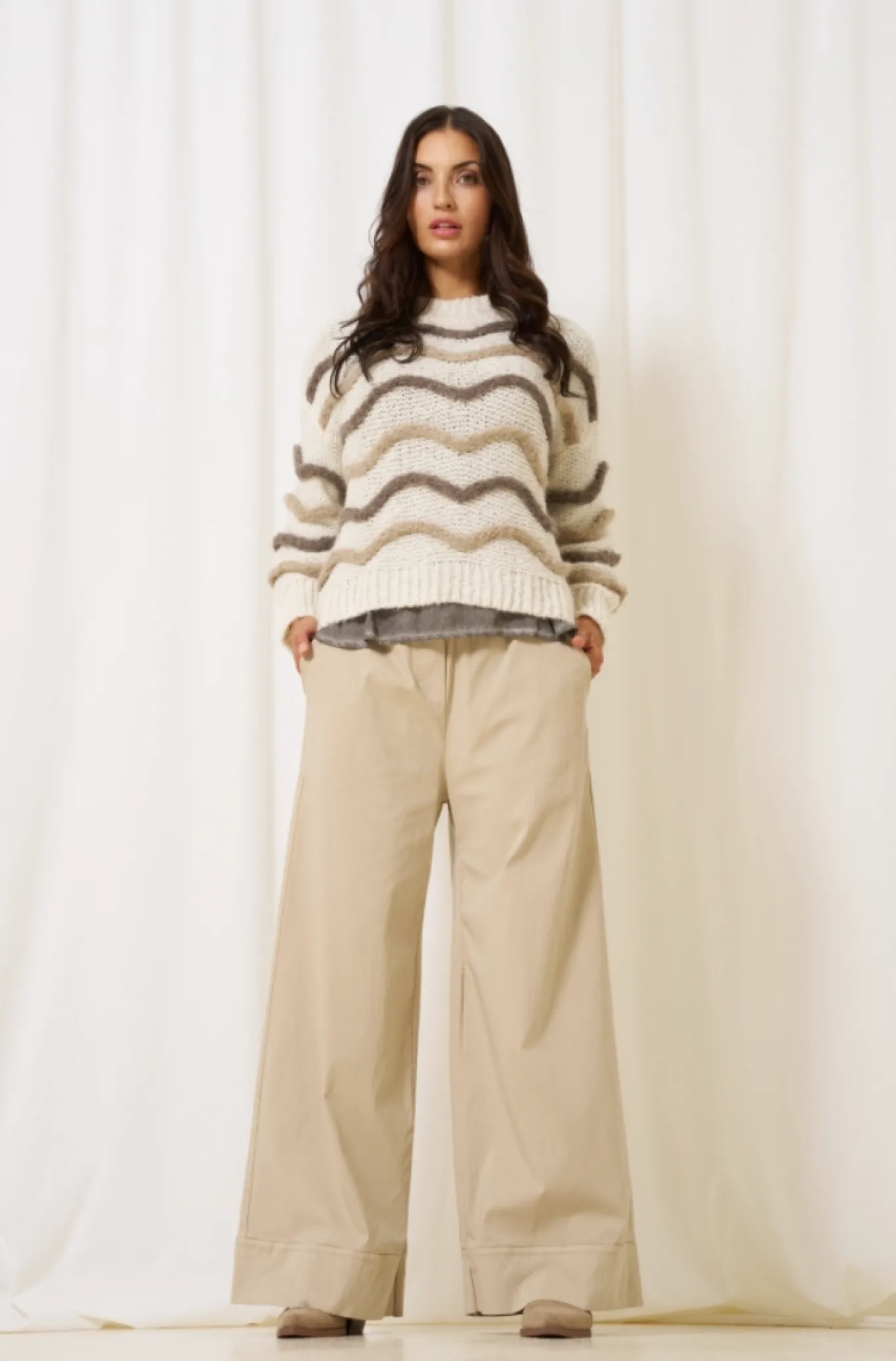 VIAMAJA Bukser<Bukser Lorinda Beige