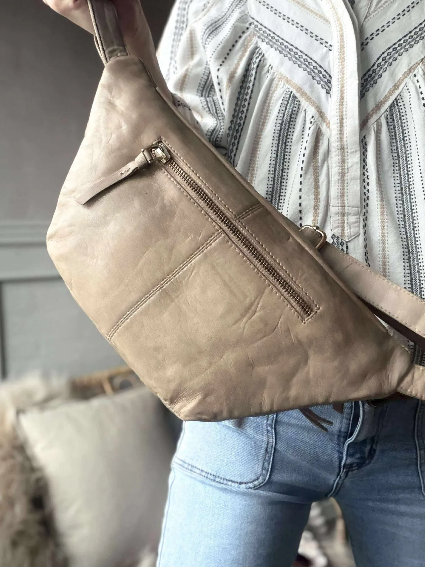 VIAMAJA Bæltetasker<Bumbag – VINTAGE beige