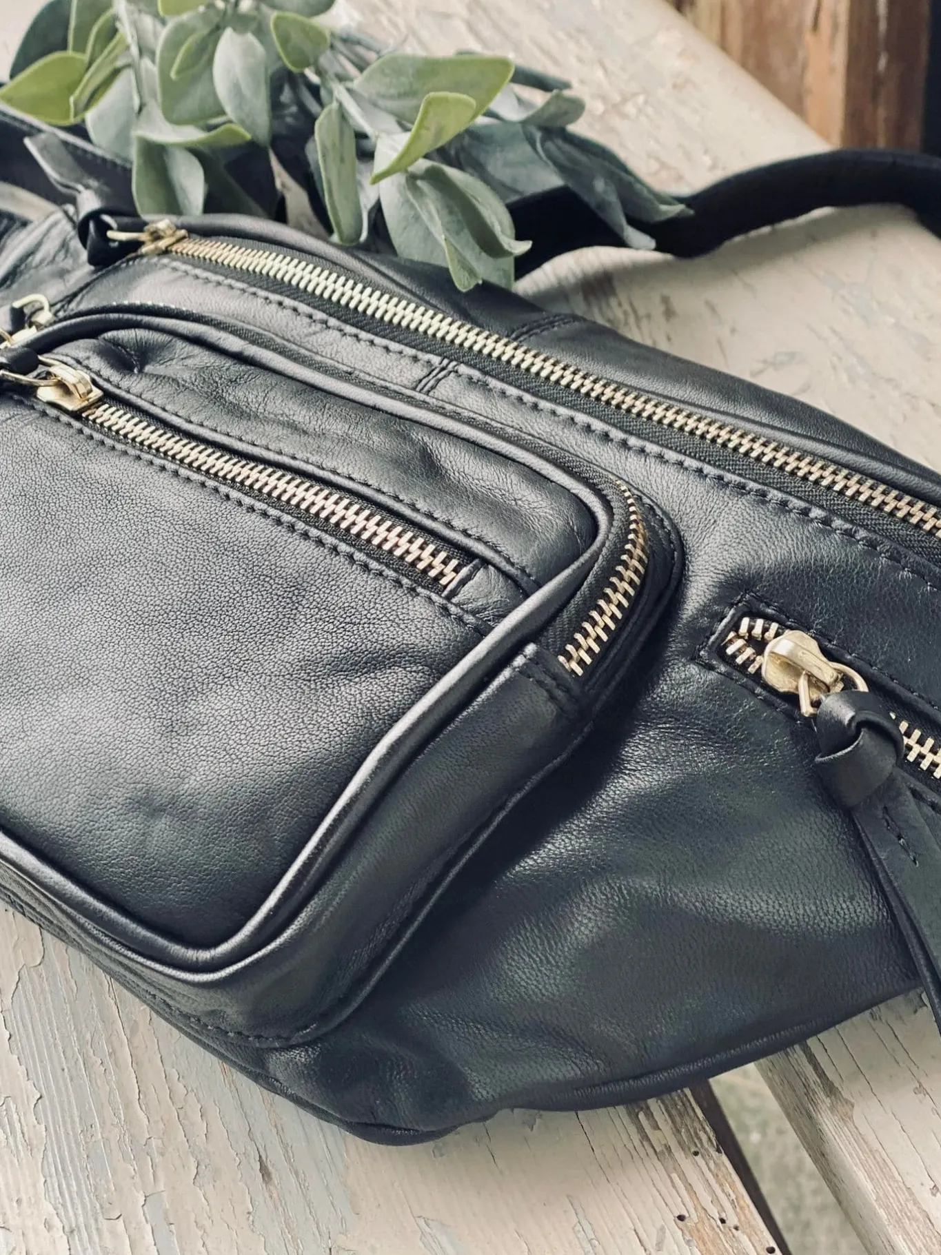 VIAMAJA Bæltetasker<Bumbag - VINTAGE Black / Gold