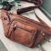 VIAMAJA Bæltetasker<Bumbag - VINTAGE Dark cognac