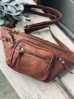 VIAMAJA Bæltetasker<Bumbag - VINTAGE Dark cognac