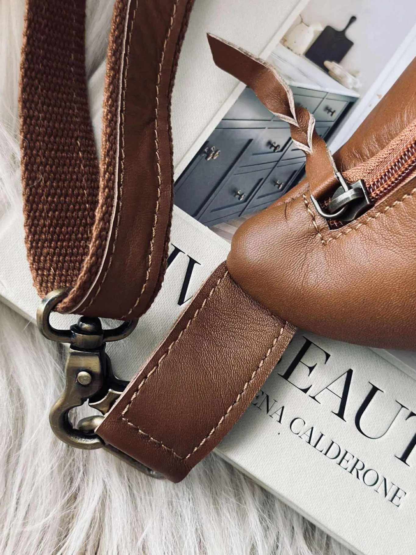 VIAMAJA Bæltetasker|Restparti<Bumbag Anna - Cognac