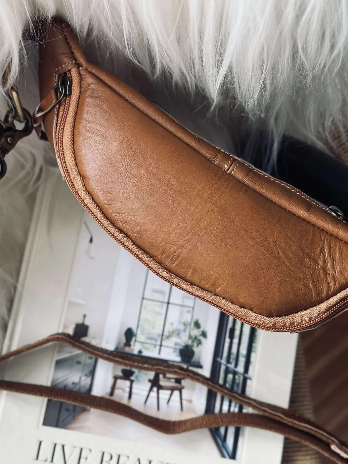 VIAMAJA Bæltetasker|Restparti<Bumbag Anna - Cognac