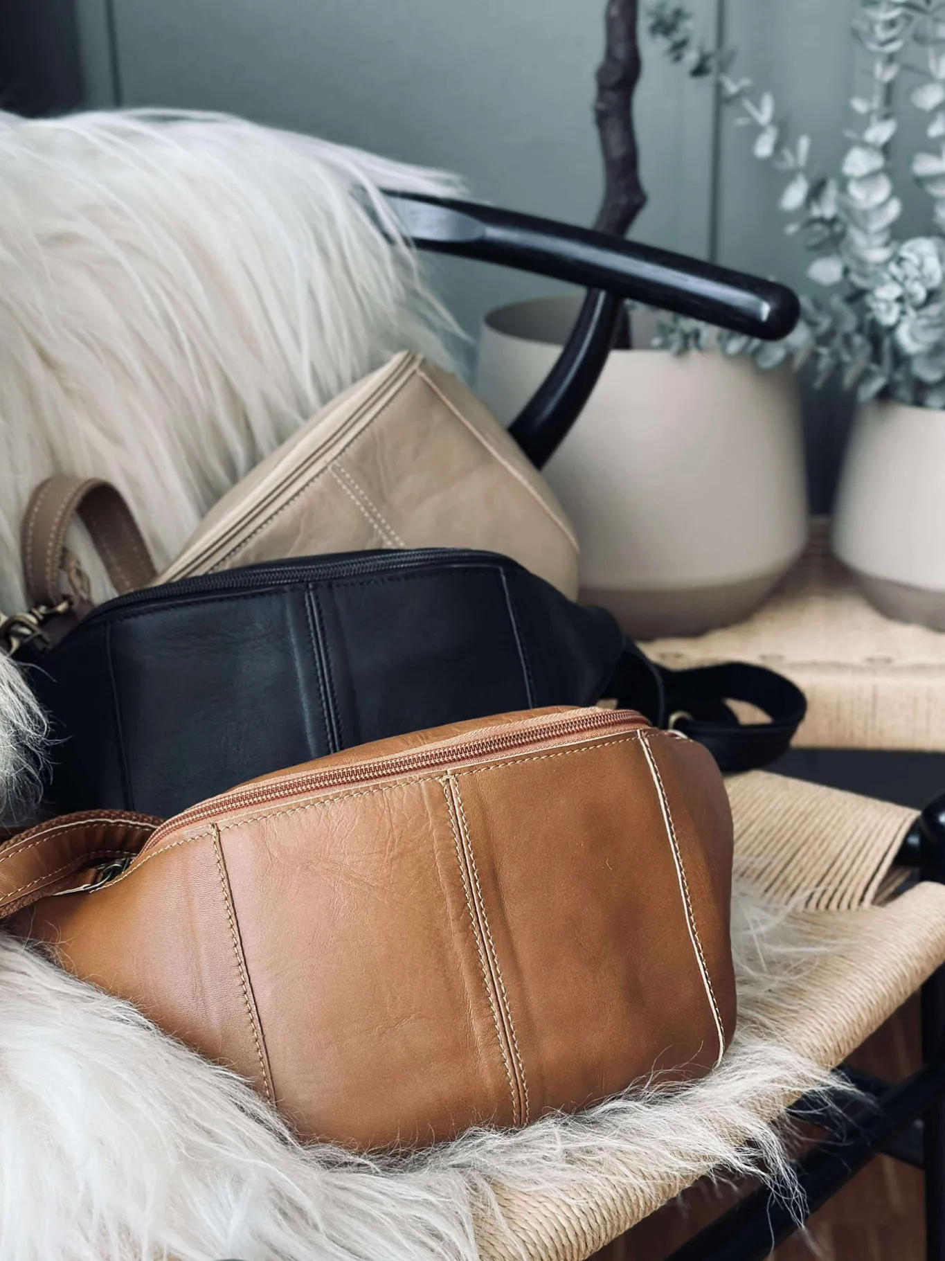 VIAMAJA Bæltetasker|Restparti<Bumbag Anna - Cognac