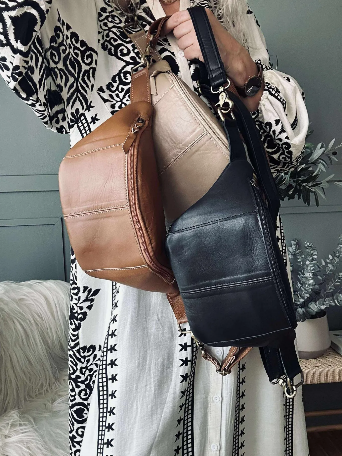 VIAMAJA Bæltetasker|Restparti<Bumbag Anna - Cognac