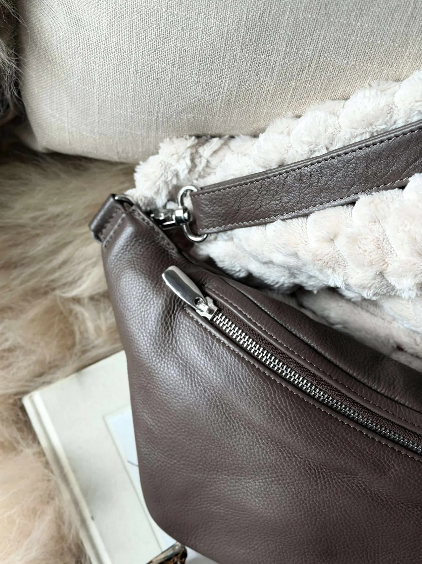 VIAMAJA Bæltetasker<Bumbag Aura - Dark taupe