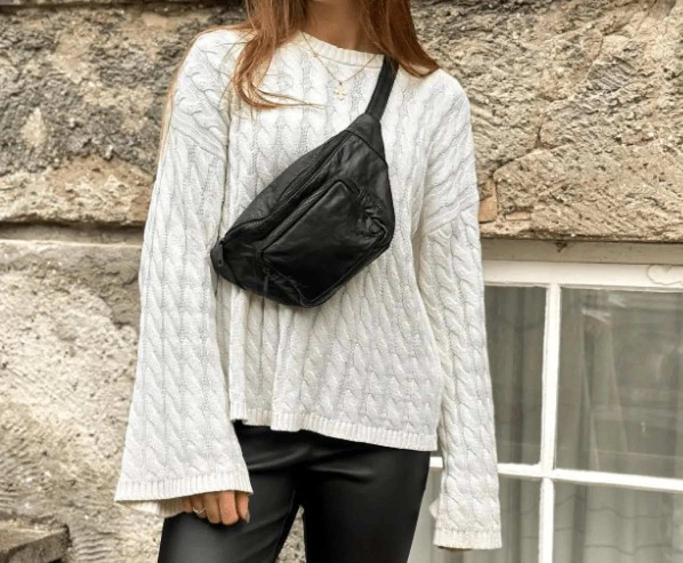 VIAMAJA Bæltetasker|Læder Tasker<Bumbag Classy BLACK